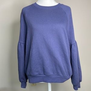aerie blue sweatshirt
